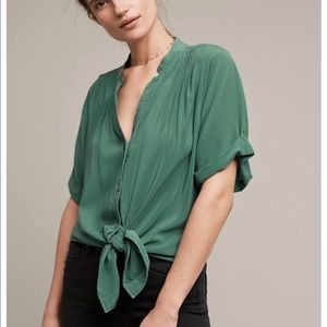 Maeve Juni Silk Blouse / Anthropologie